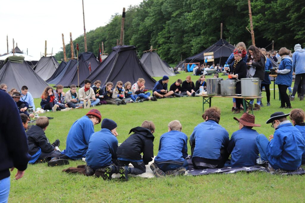 Gruppencamping auf dem Campingplatz Alpha One